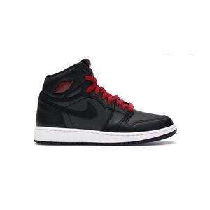 Nike GS Air Jordan 1 Retro High Black Gym Red White 575441 060 22.5cm 5.5 Y
